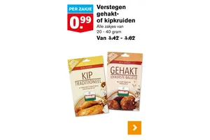 verstegen gehakt of kipkruiden