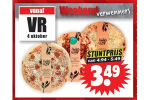 Verse pizza aanbieding