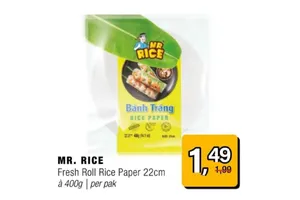 fresh roll rice paper