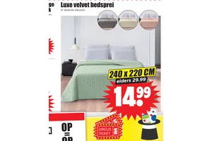 luxe velvet bedsprei