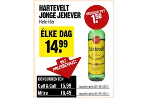 Jonge jenever aanbieding