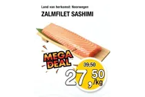 zalmfilet sashimi