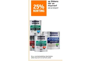 Binnenlak nu 25.00% korting aanbieding