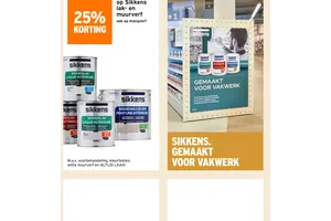 Sikkens Binnenlak nu 25.00% korting aanbieding