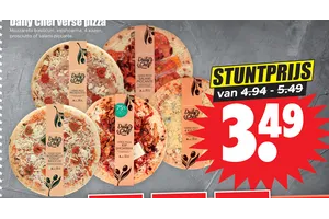 verse pizza aanbieding