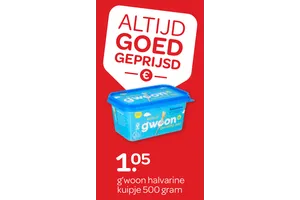 g'woon halvarine aanbieding