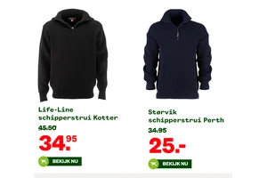 schipperstrui Kotter aanbieding