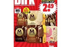 Magnum Mini ijs aanbieding