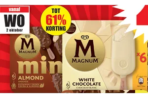 Magnum Almond nu 61.00% korting aanbieding