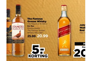 The Famous Grouse Whisky aanbieding