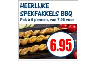 spekfakkels bbq