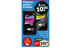 ninjamas pyjama broekje