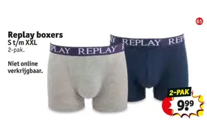 Replay boxers aanbieding