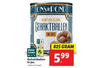 gehaktballen in jus