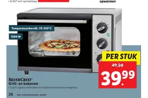 Grill- en bakoven aanbieding