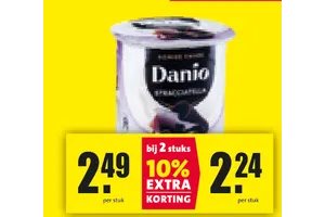 Danio 2e halve prijs aanbieding