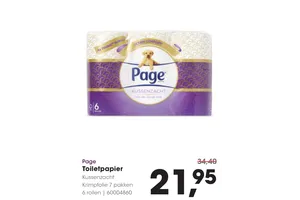 Toiletpapier aanbieding