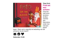 kinderboek fred zet een schoen