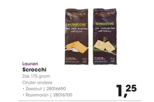 Scrocchi aanbieding