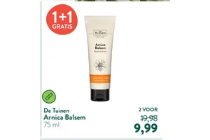 Arnica Balsem 1 plus 1 gratis aanbieding