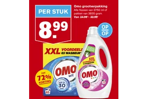 Omo wasmiddel aanbieding