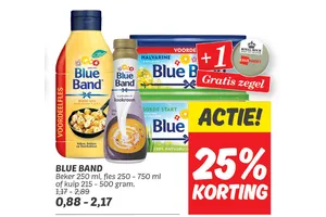 Blue Band nu 25.00% korting aanbieding