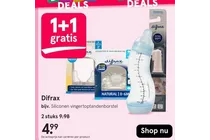 siliconen vingertoptandenborstel