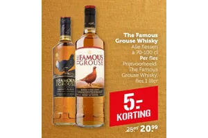 The Famous Grouse Whisky nu voor €5.00 aanbieding