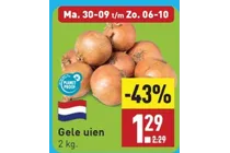 gele uien