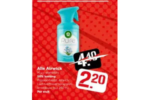 luchtverfrisser spray pure lentedauw