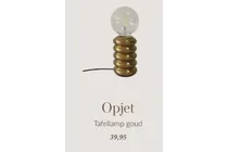 tafellamp goud