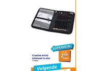 creative artist schetsset in etui