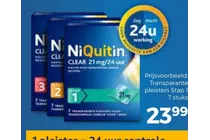 niquitin clear pleisters stap 1