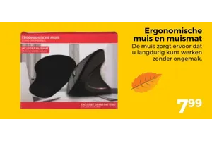 ergonomische muis en muismat