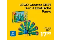 lego creator 3 in 1 exotische pauw