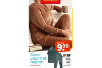 huispak top of broek velour