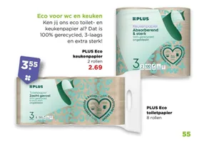 plus eco toiletpapier