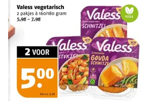 Valess Schnitzel 2 voor €5,00 aanbieding