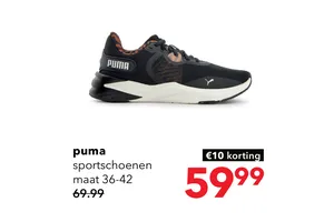 Puma sportschoenen nu voor €10.00 aanbieding