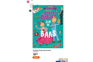 kinderboek de zoete zusjes zijn de baas