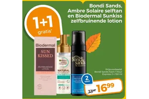 biodermal sun kissed zelfbruinende lotion