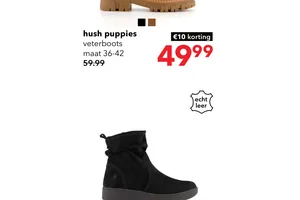 Veterboots nu voor €10.00 aanbieding