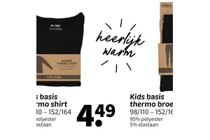 kids basis thermo broek