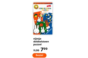 nijntje dobbelsteen puzzel