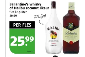 Ballantine's whisky aanbieding