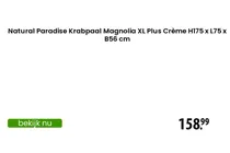krabpaal magnolia xl plus creme