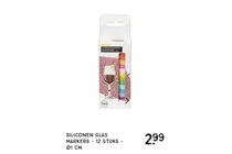 siliconenen glas markers