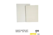 blanco kaarten met envelop