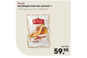 escalopes foie de canard