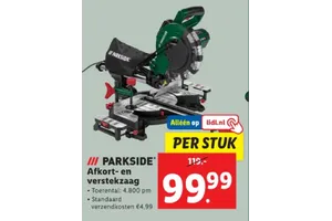 Afkort- en verstekzaag aanbieding